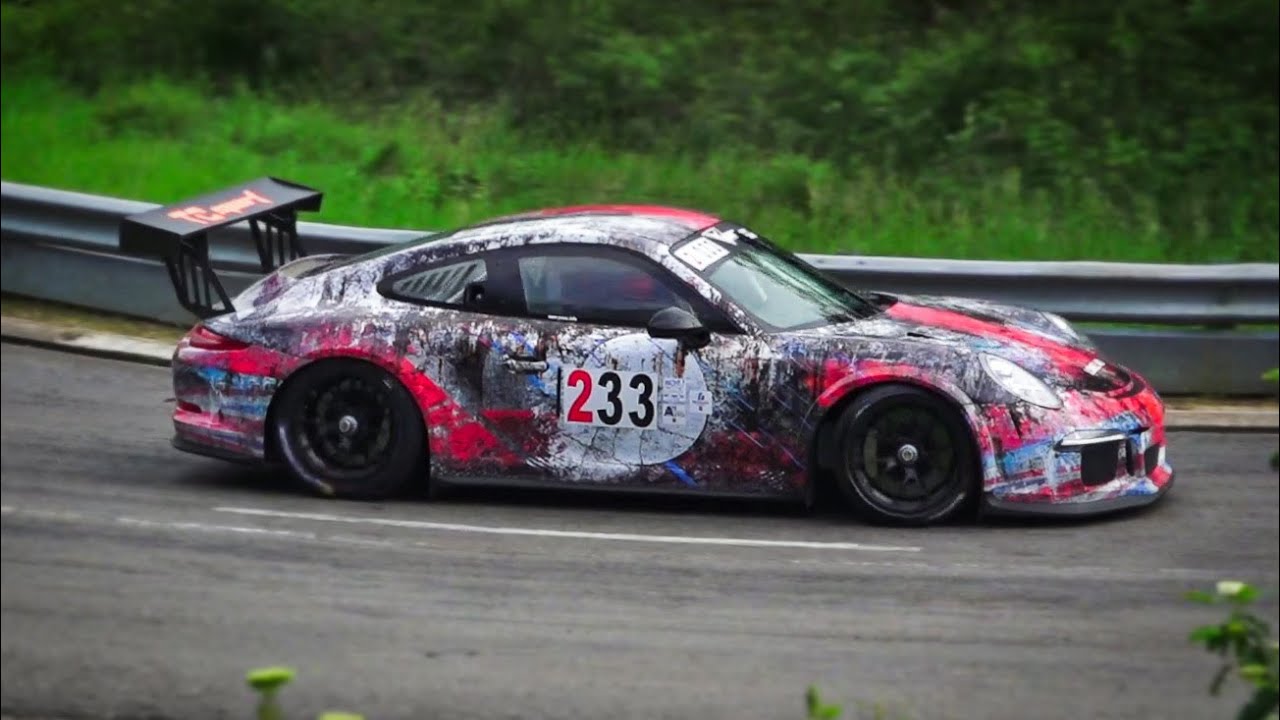 Porsche 991 GT3 CUP - Course de Côte d'Azé - Donzy 2024 - Embarquée Thomas Chavot