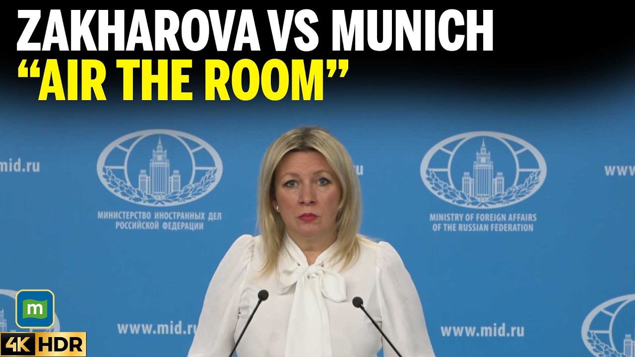 “AIR THE ROOM!” Zakharova SLAMS Munich Security Conference