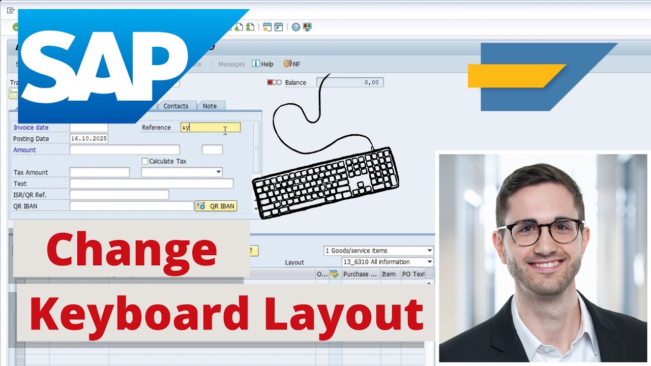 Совет SAP: изменение раскладки клавиатуры в графическом интерфейсе SAP