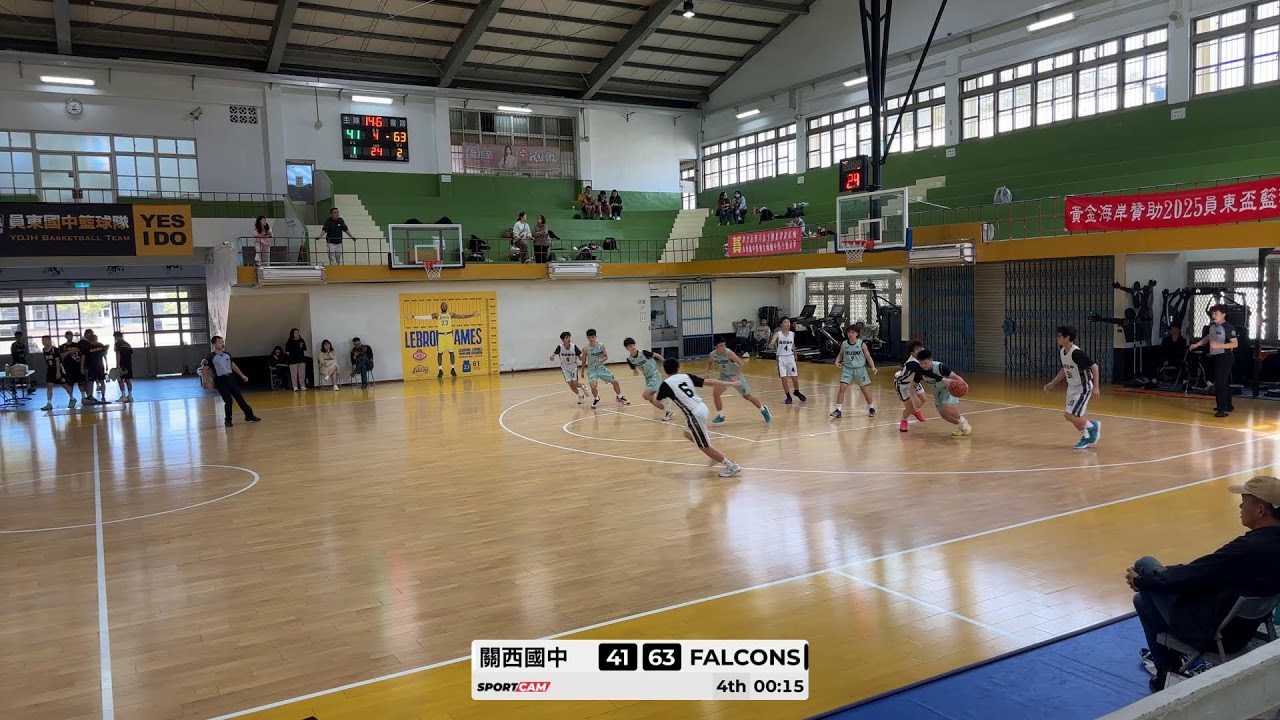 【2025-26新竹縣三級聯盟賽G30國男B組】KHJH ⊕ Falcons - 2026/1/17