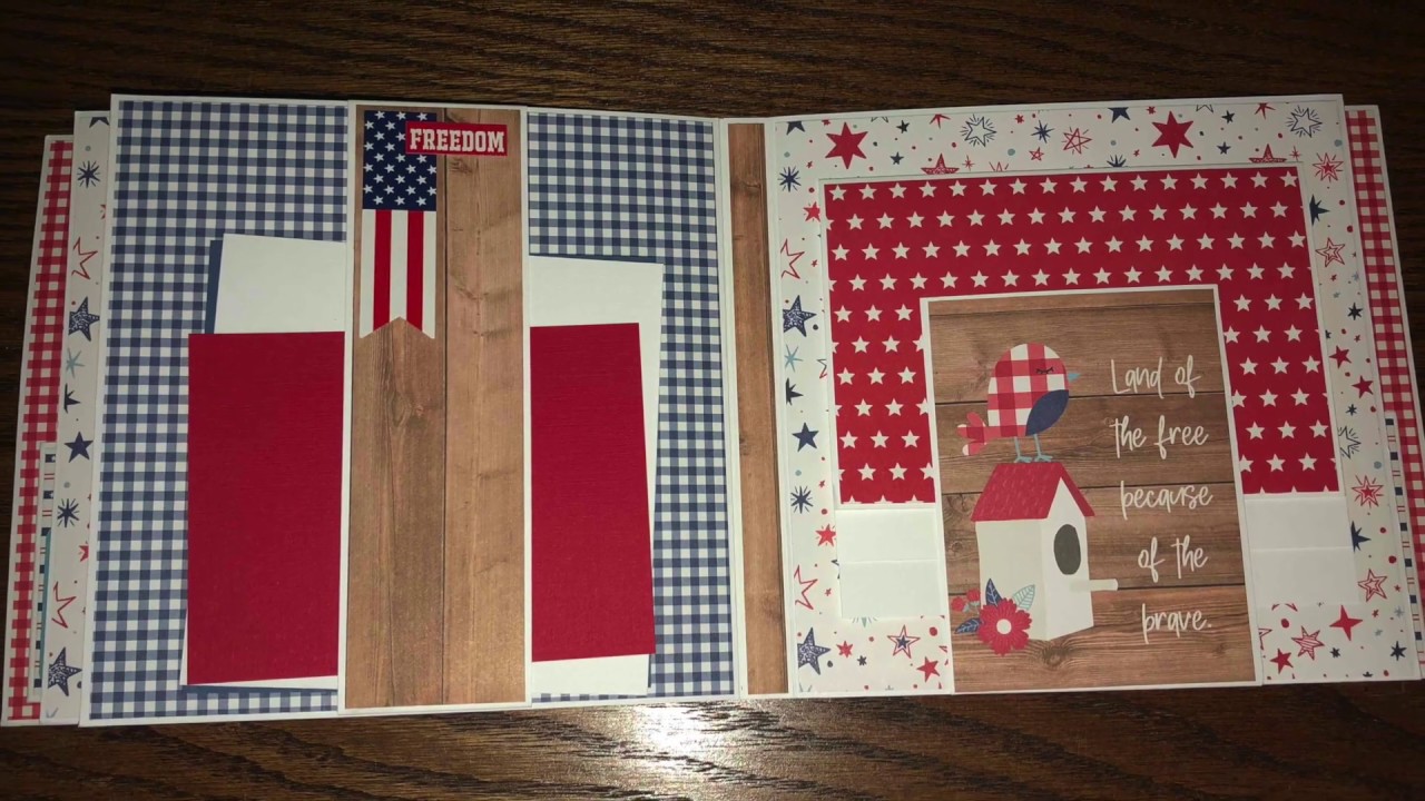 America Mini Album with Box