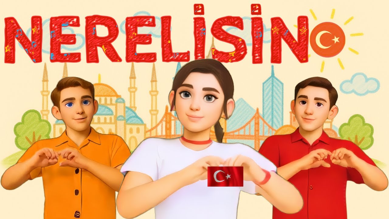 Nerelisin? – Ülkeleri Tanıma Şarkısı | 🎵 UmuTune ✨ Çocuk Şarkıları