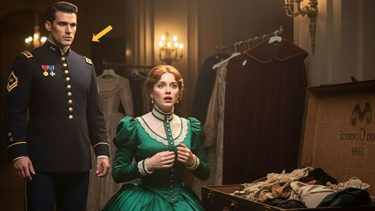 She Hid In The Dressing Room To Avoid Her Fiancé — Until A Shadow Moved And The General Spoke