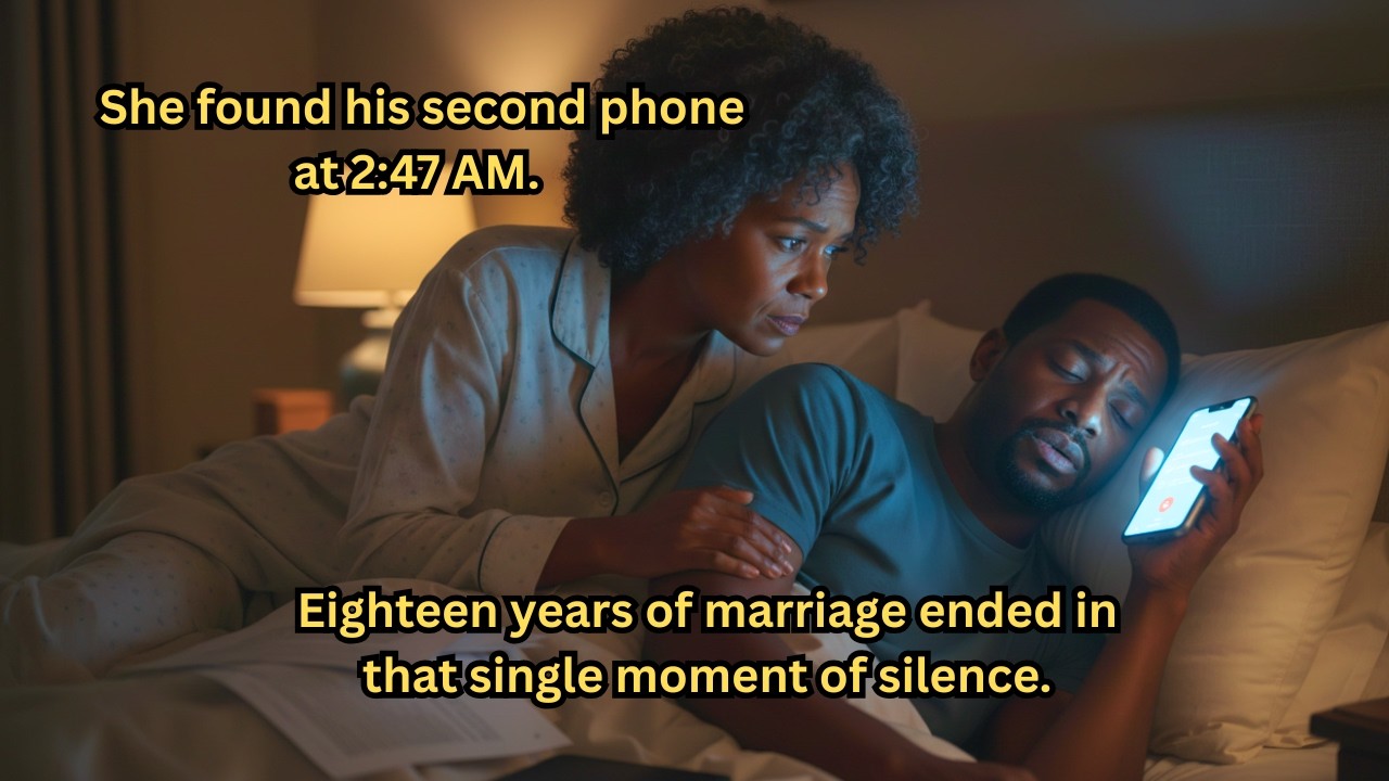 She found his second phone at 2:47 AM — She Thought He Was Working Late