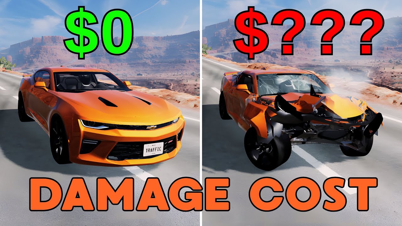 Damage Cost #1 | Epic Realistic Crashes & Wallet Survival – BeamNG Drive