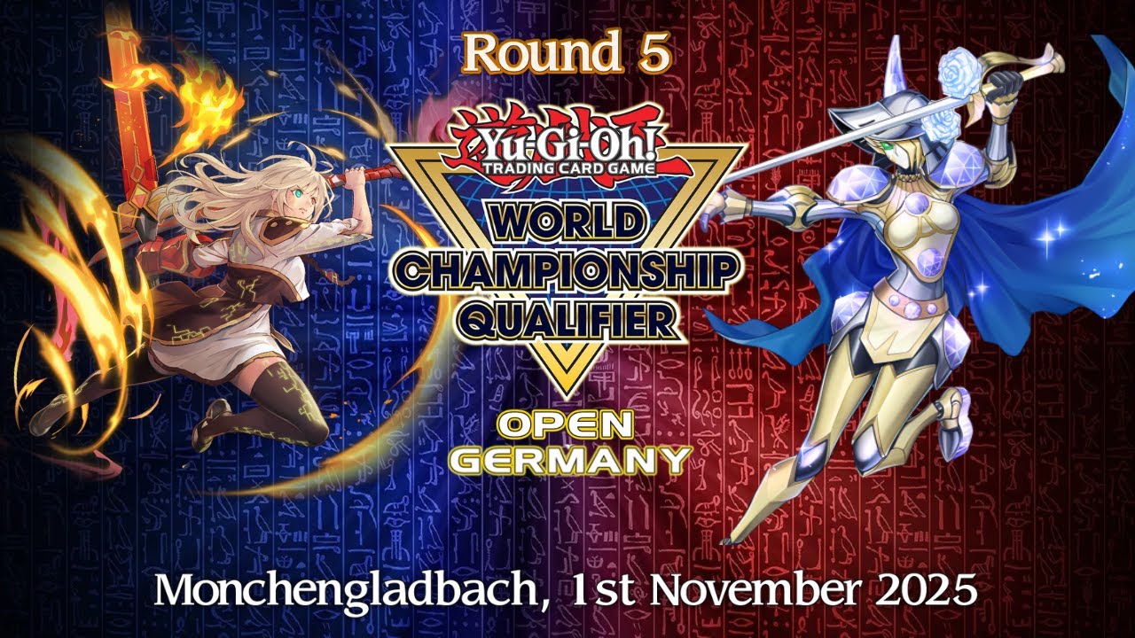 WCQ OPEN GERMANY │ Sky Striker VS Gem-Knight │ Round 5 Yu-Gi-Oh! November 2025