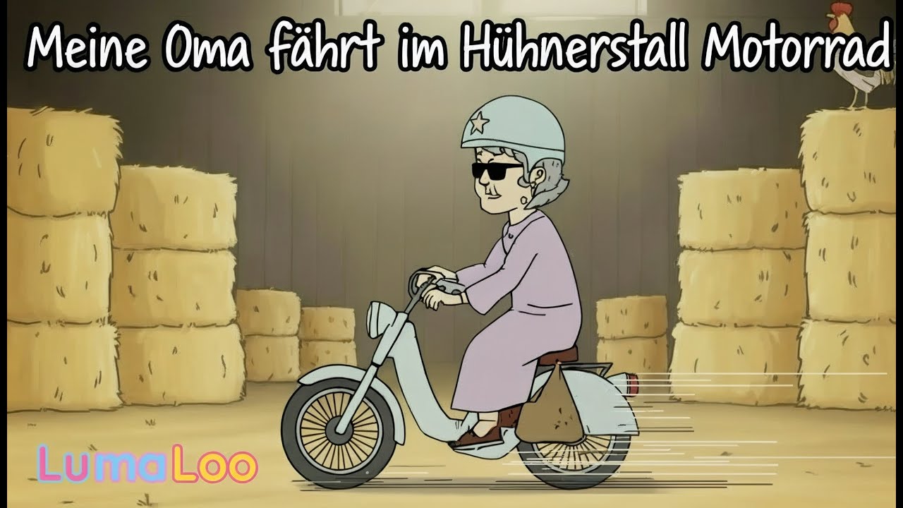 Meine Oma fährt im Hühnerstall Motorrad | LumaLoo | Kinderlieder zum Mitsingen
