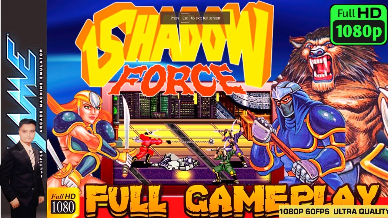 | Shadow Force 👮| |🌀 Arcade LongPlay 🥏|