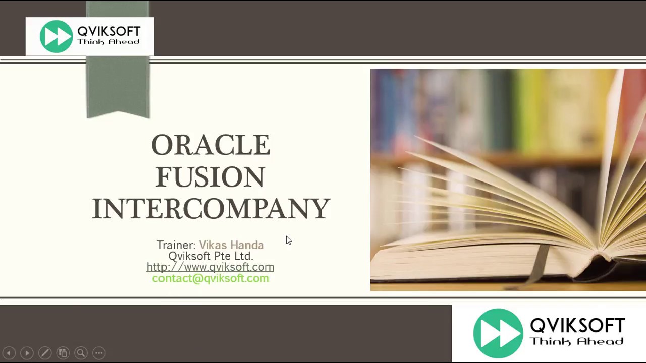 Oracle Fusion Intercompany