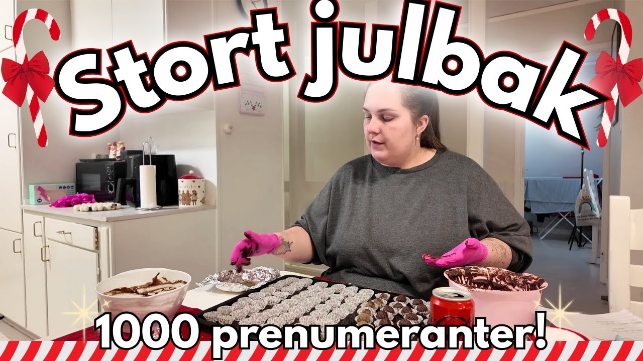 Julgodis & julfika! | 1000 prenumeranter! ♥