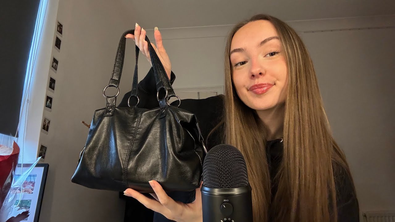 ASMR What’s in my Bag! Tapping, Scratching & Rambling