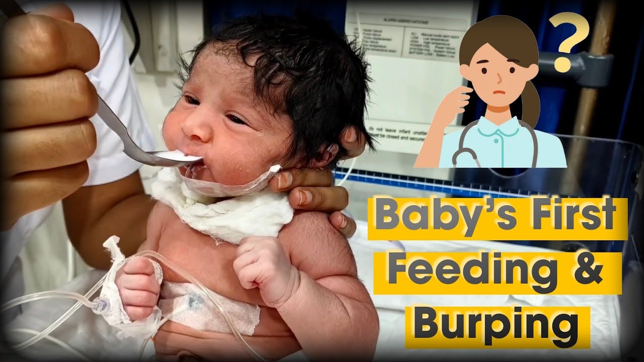 The Right Way to Feed & Burp a Newborn | Real Hospital Demo