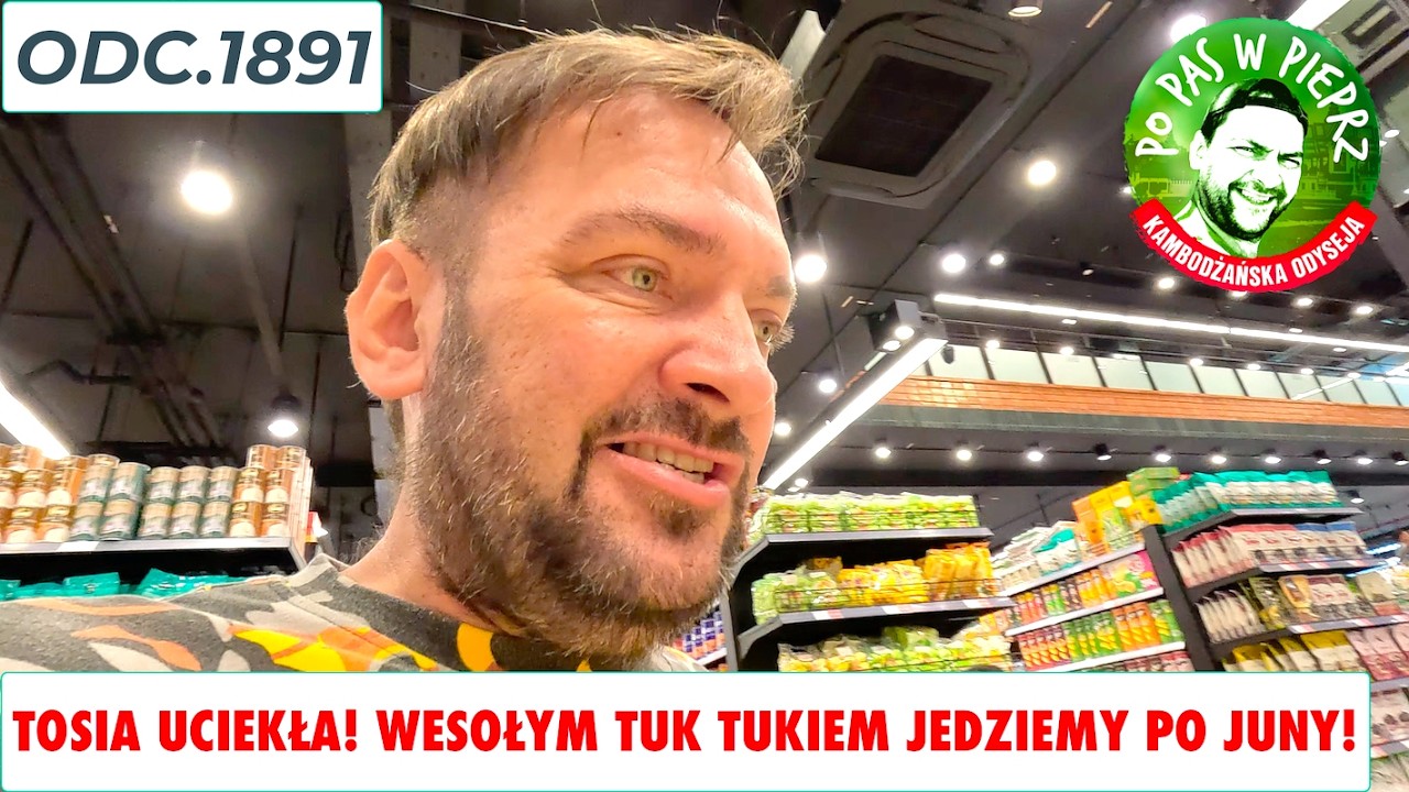 Tosia uciekła z klatki! Wesołym tuk tukiem jedziemy po Juny! Odc.1891