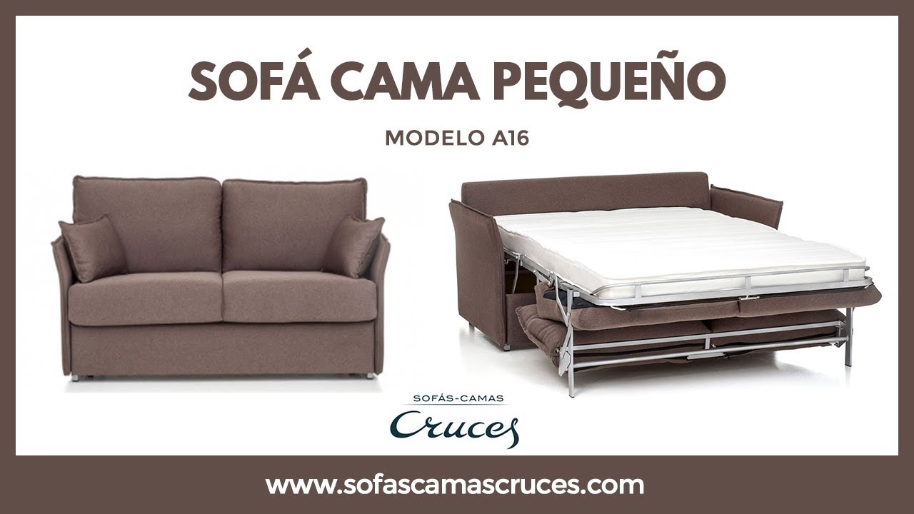 Sof&aacute; cama con poco fondo perfecto para espacios peque&ntilde;os