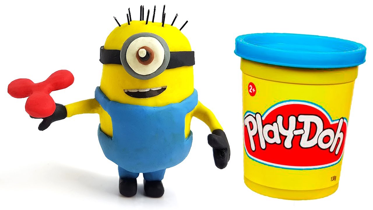 Minions Surprise Eggs Play-Doh. Part 4