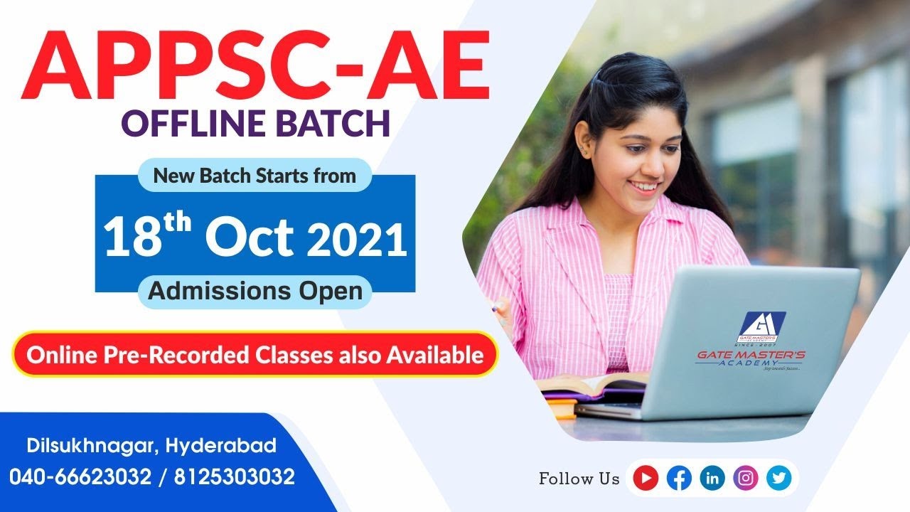 APPSC AE 2021 NOTIFICATION | AEE ONLINE COACHING | TSPSC & APPSC