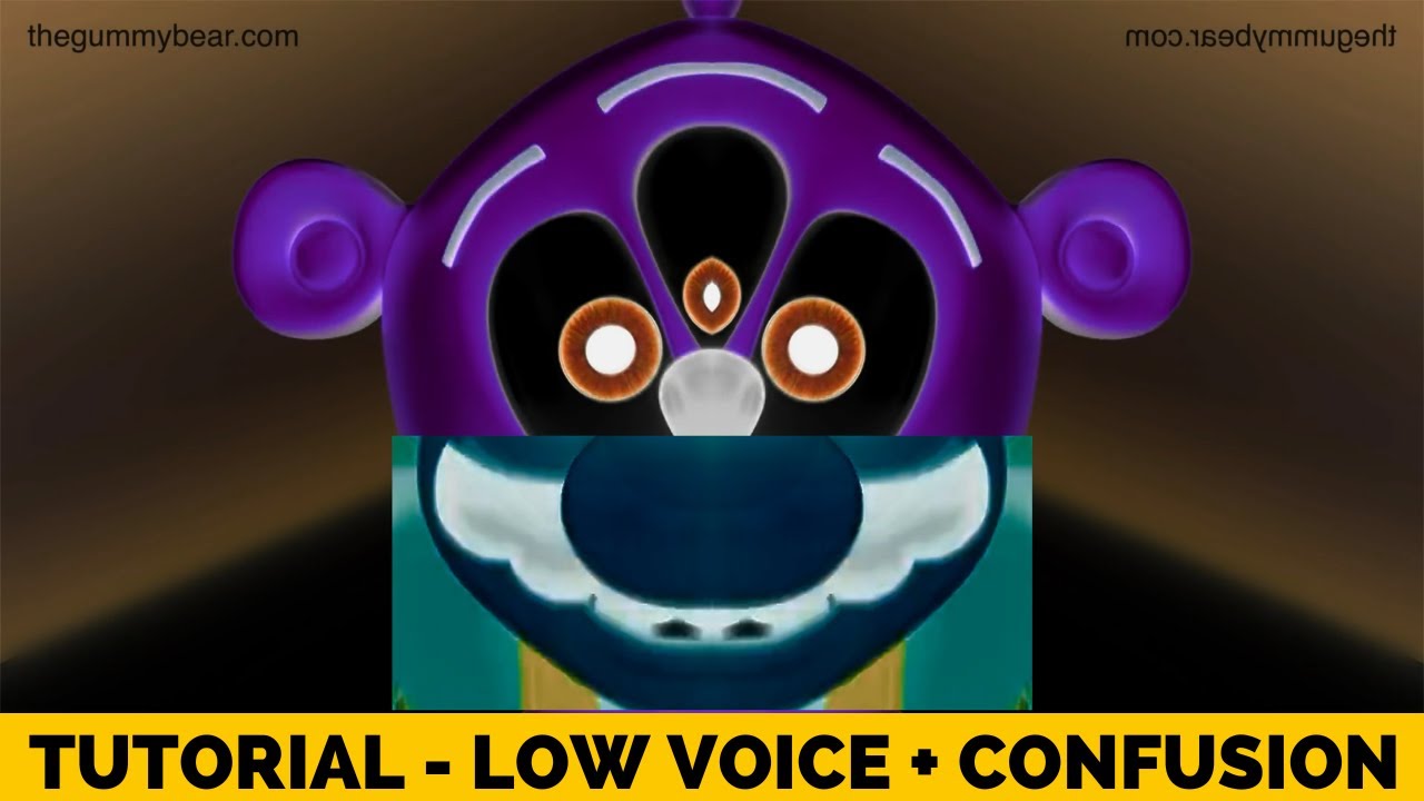(Video Tutorial) Gummy Bear Gummibär Song & clips LOW VOICE + CONFUSION  - Visual & Audio EFFECTS