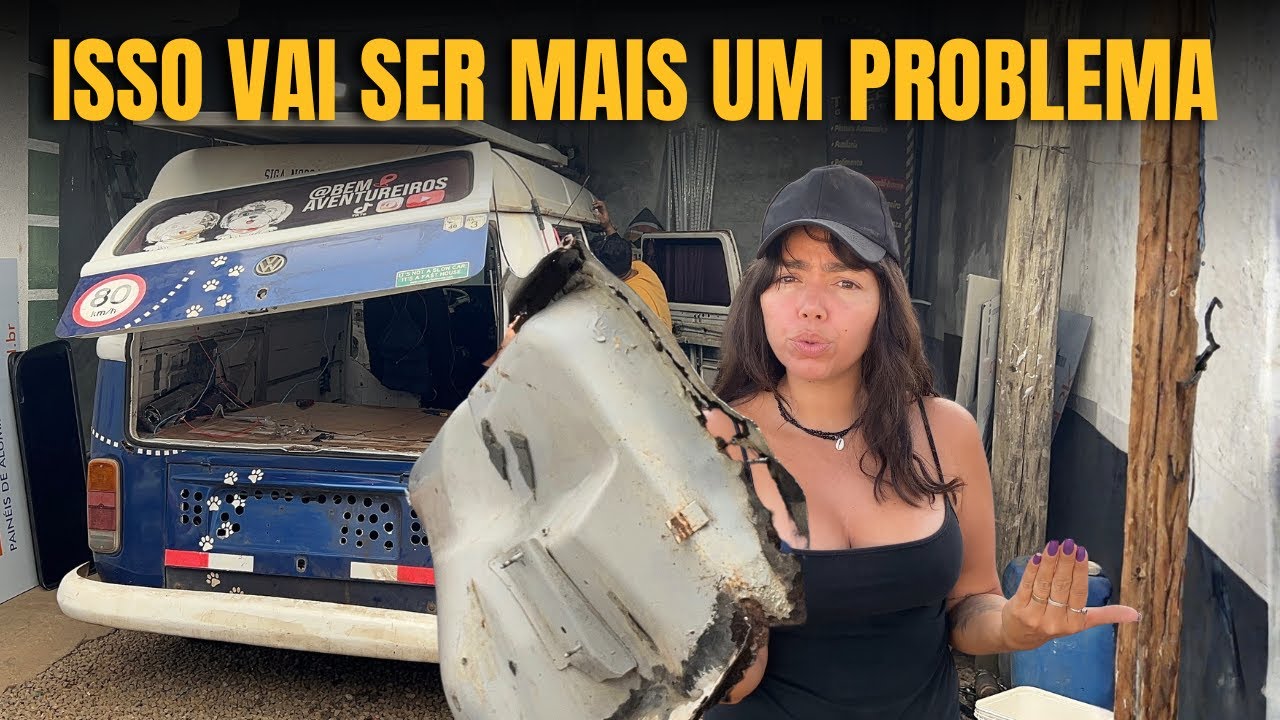 E AGORA? Compramos a FRENTE DA KOMBI pra adaptar… e ela veio pior do que imaginamos .
