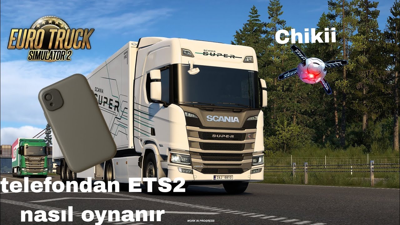 Telefondan nasıl ets2 oynanır videosu geldi dostlar 