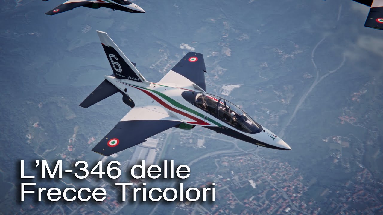 In volo con l'M-346 e la nuova livrea delle Frecce Tricolori - Aeronautica Militare