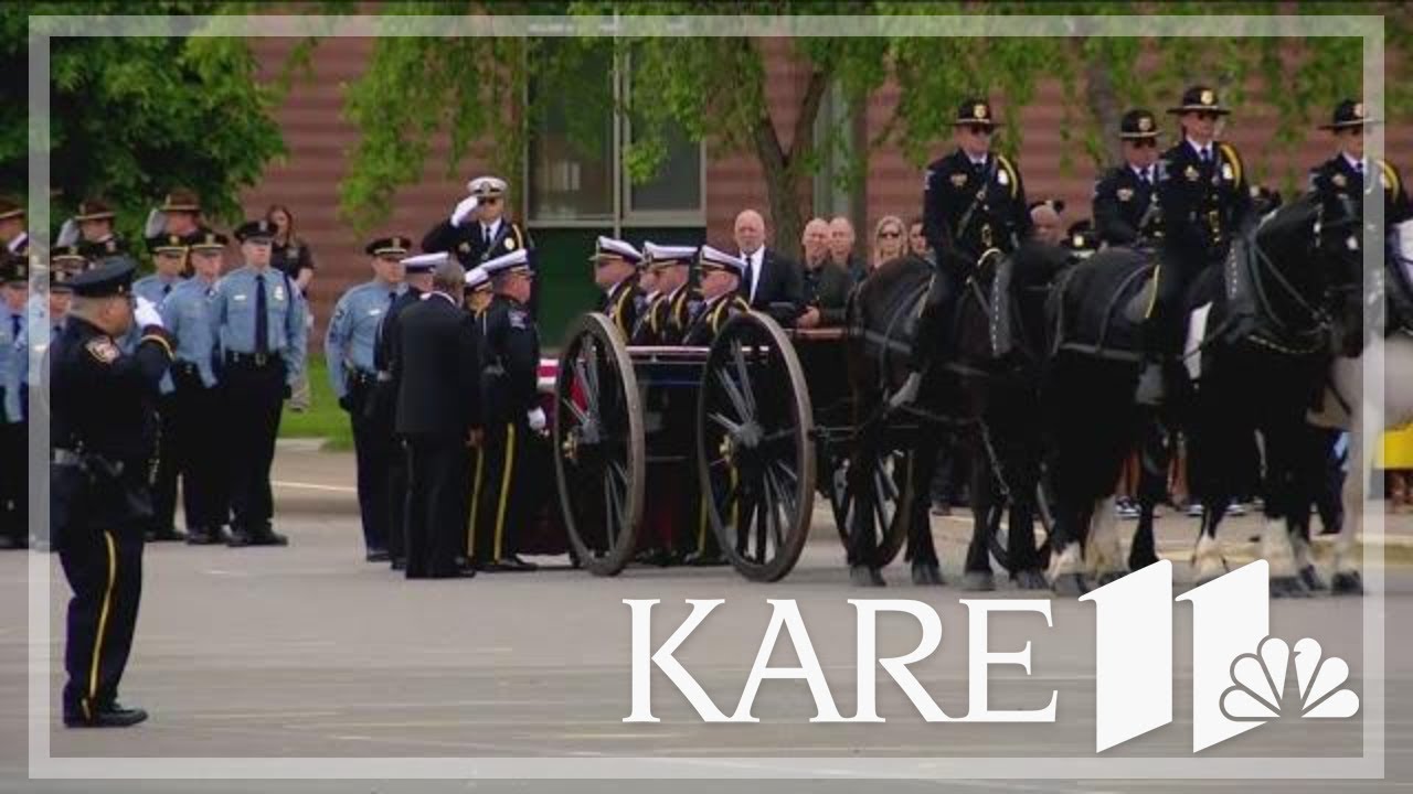 Minneapolis police officer Jamal Mitchell honored, remembered at poignant memorial service