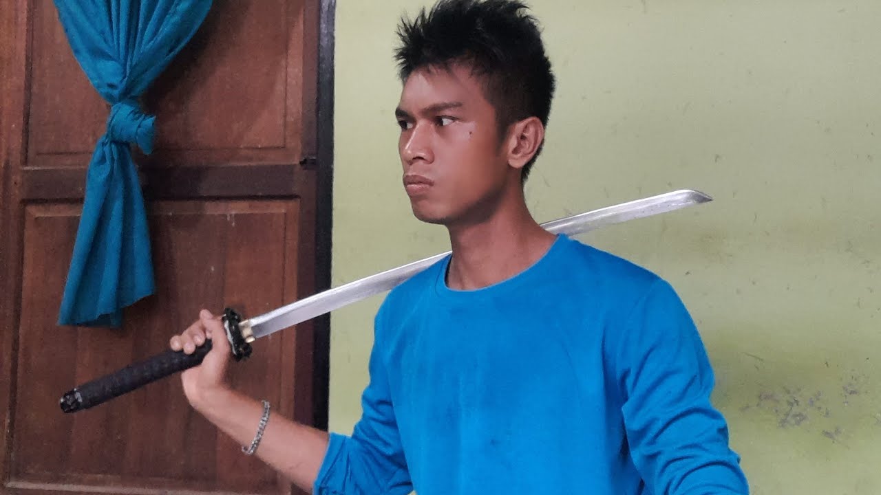 cara merawat pedang katana dari bahan baja strip. #viral #cover #pencaksilat