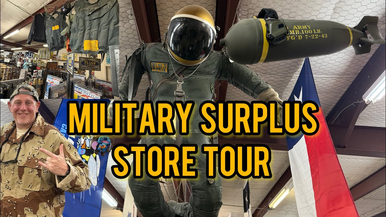 Exploring This FUN Military Surplus Store! 
