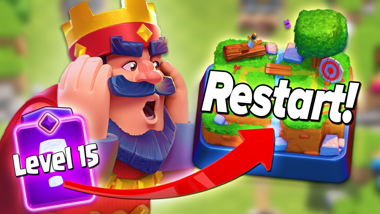 Максимально прокачанный Геммер возвращается на арену 1 в Clash Royale