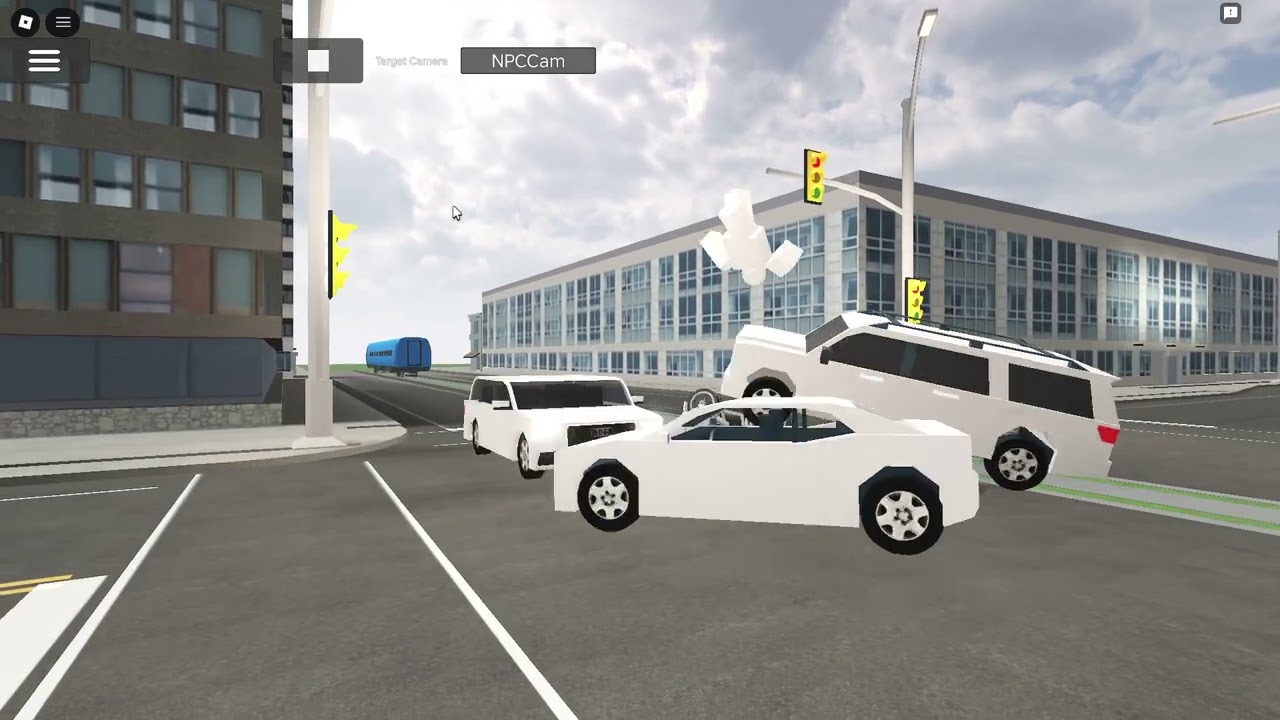 Almost an hour of making 2 car crashes in roblox