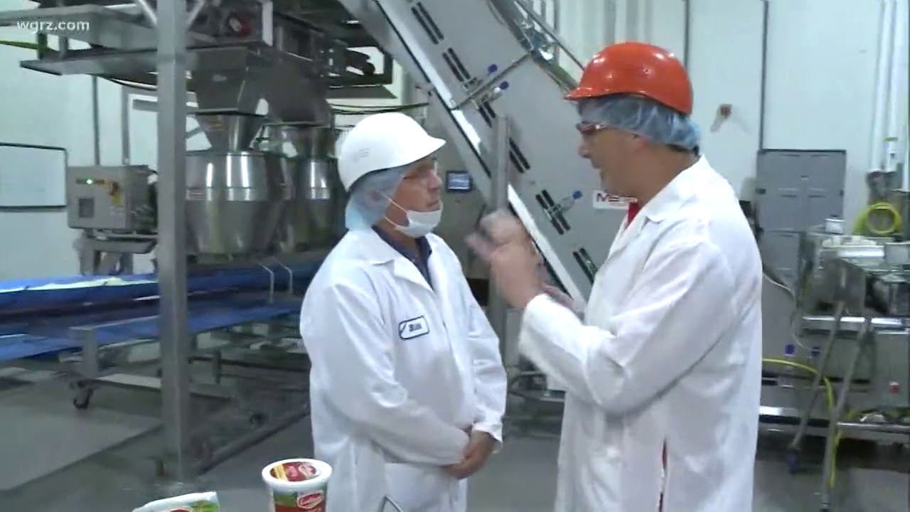 Kevin visits Buffalo's giant cheese factory