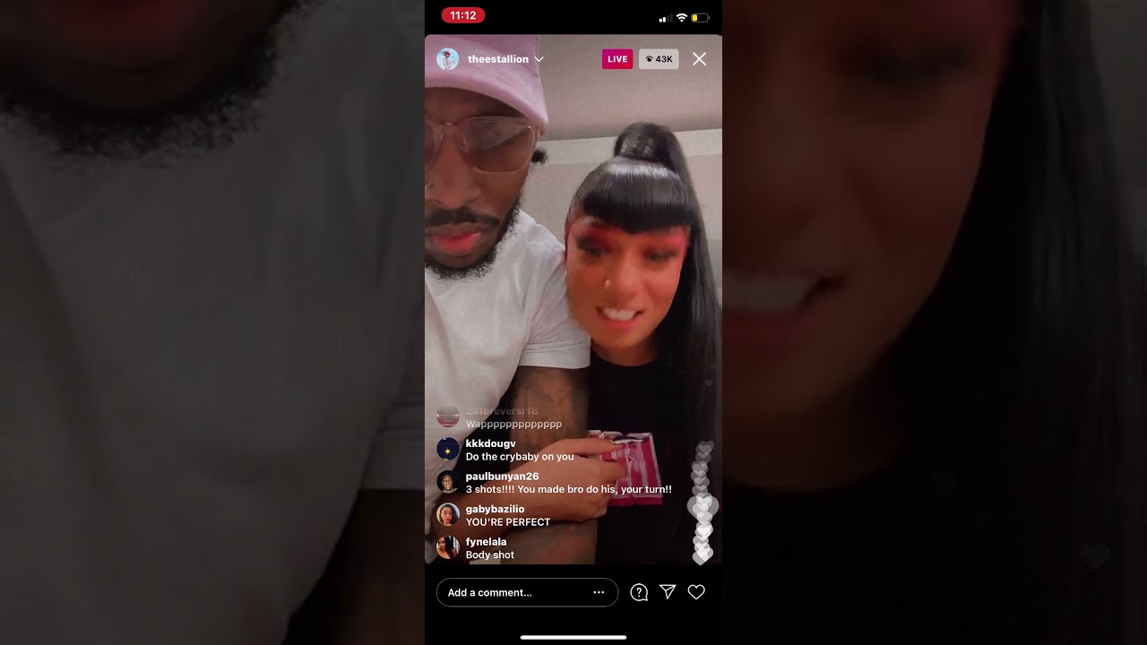 MeganTheestallion hugged up with her new boo Pardison Fontaine!!😍😍