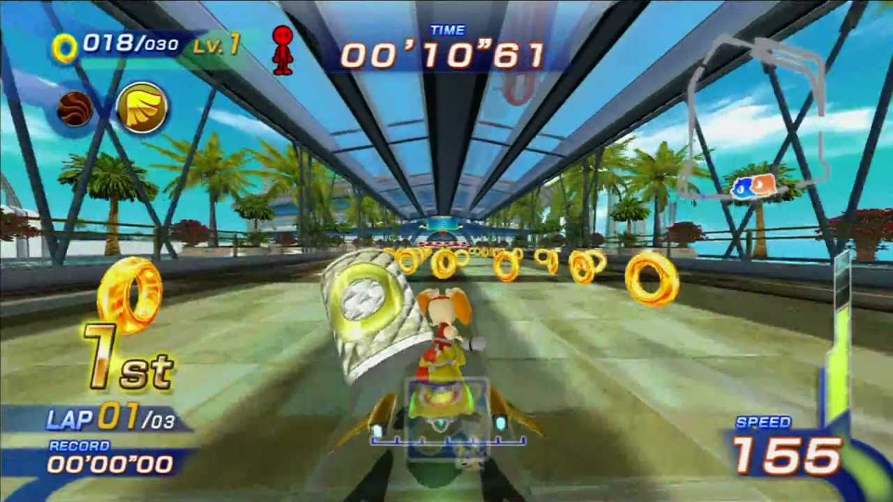 Sonic Free Riders: Dolphin Resort (Expert / Free Race) [1080 HD]
