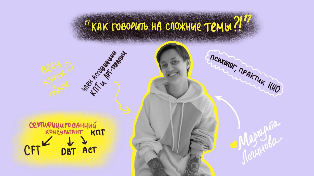 ННО: как говорить на сложные темы. Московский фестиваль ННО Маргарита Логинова