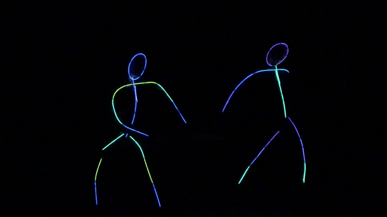 Glow Stick People Dance