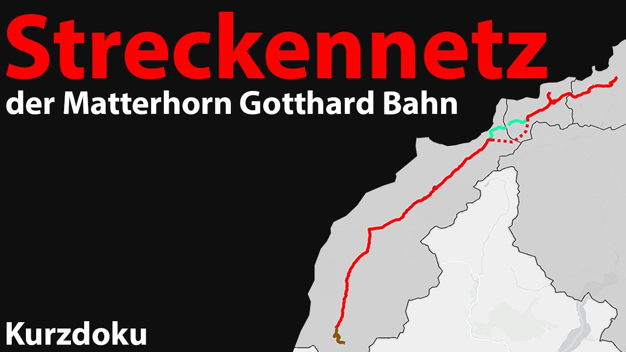 Streckennetz der Matterhorn Gotthard Bahn | Kurzdoku
