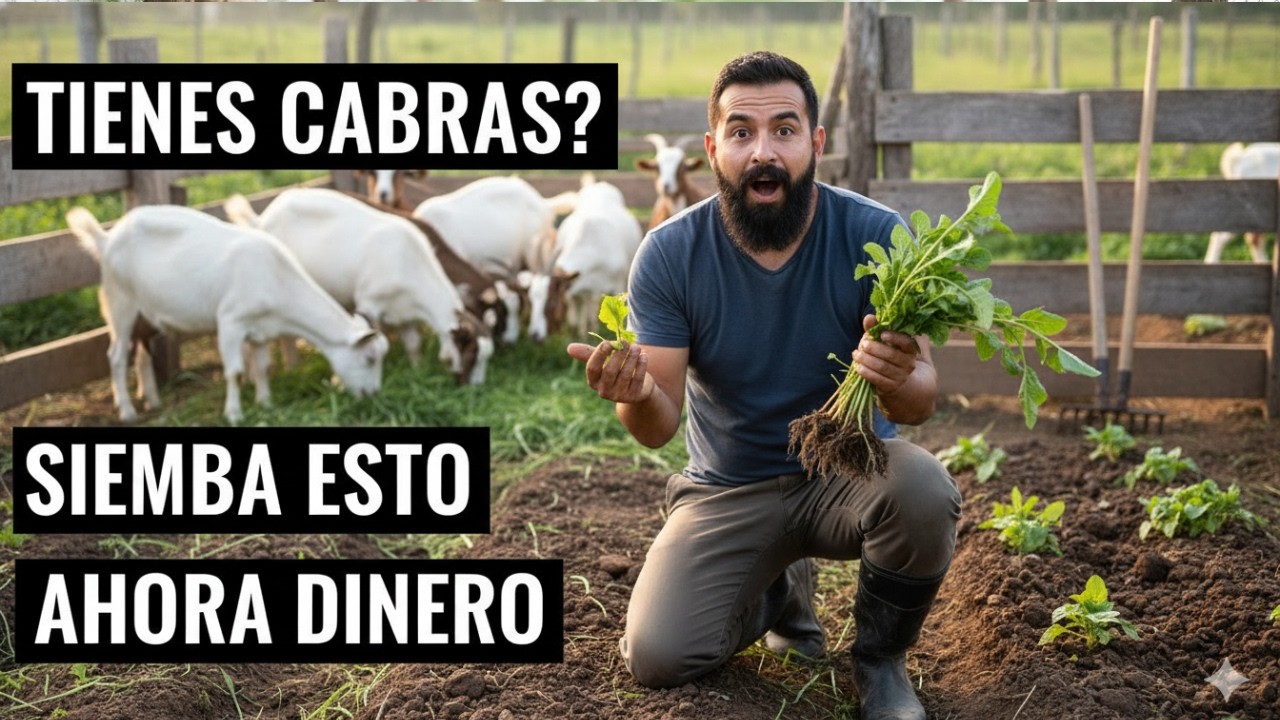Si tienes cabras lecheras debes sembrar estas 7 plantas en marzo para ahorrar dinero y doble