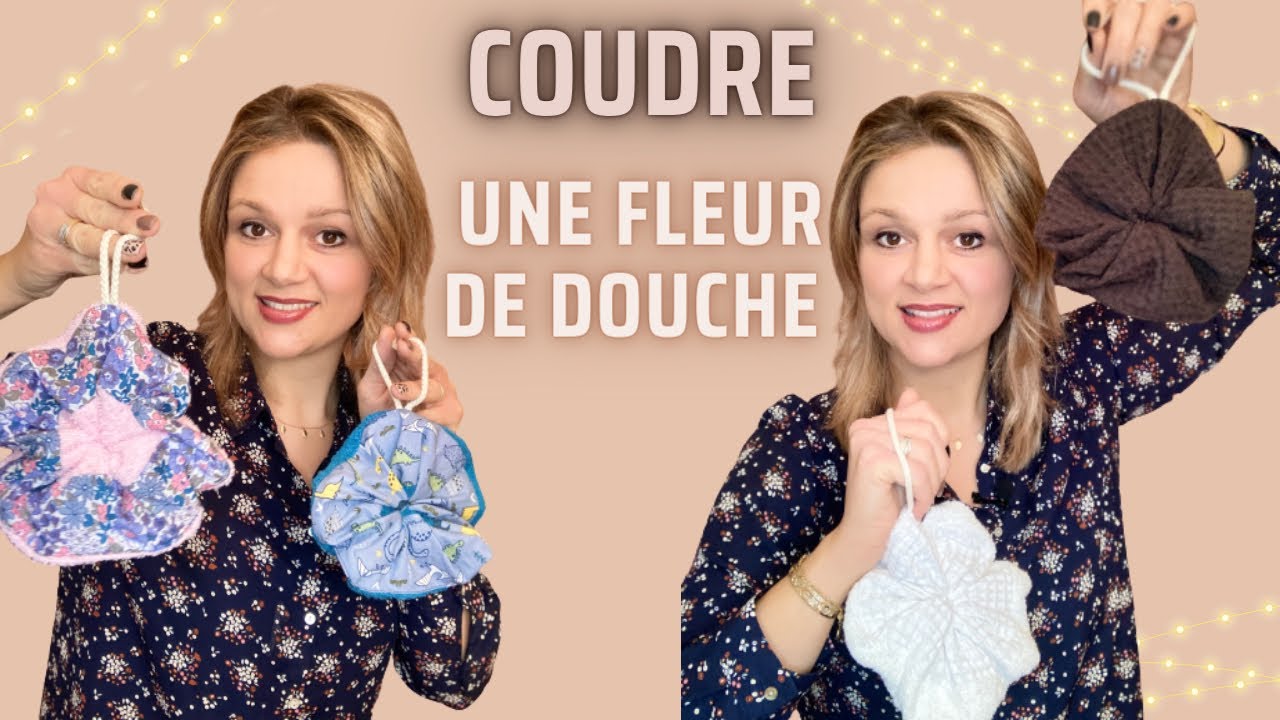 Tuto couture facile : la fleur de douche