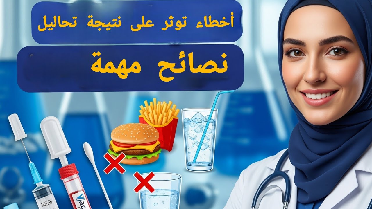 أخطاء بسيطة… ولكن كتخرب نتيجة تحاليلك! 😱 قبل ما تمشي للمختبر شوف هاد الشي.تحاليل_طبية #تحاليل رمضان 