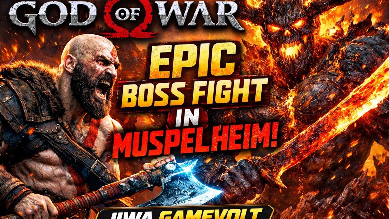 God of War Muspelheim Boss Fight – Insane Fire Realm Battle 🔥 Gameplay No 11