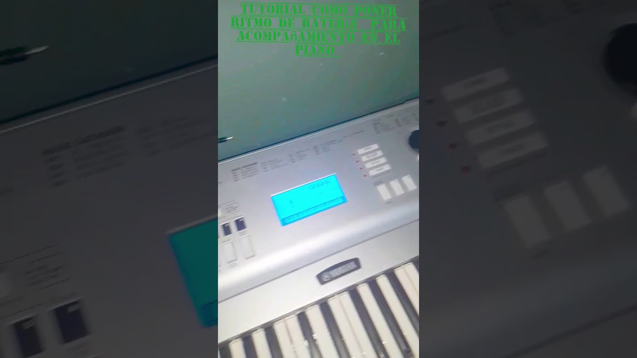 Tutorial como poner un ritmo de batería a nuestro teclado🎹🎧🎹👌