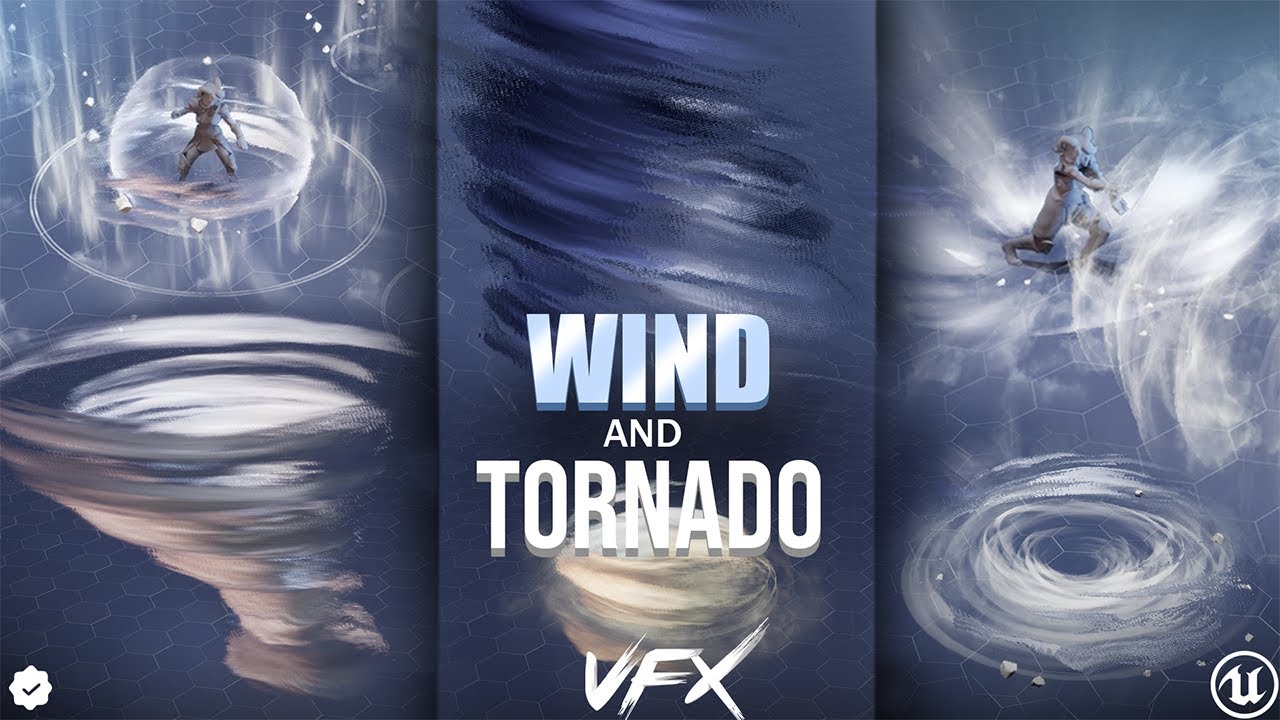 Wind and Tornado VFX Unreal Engine Preview