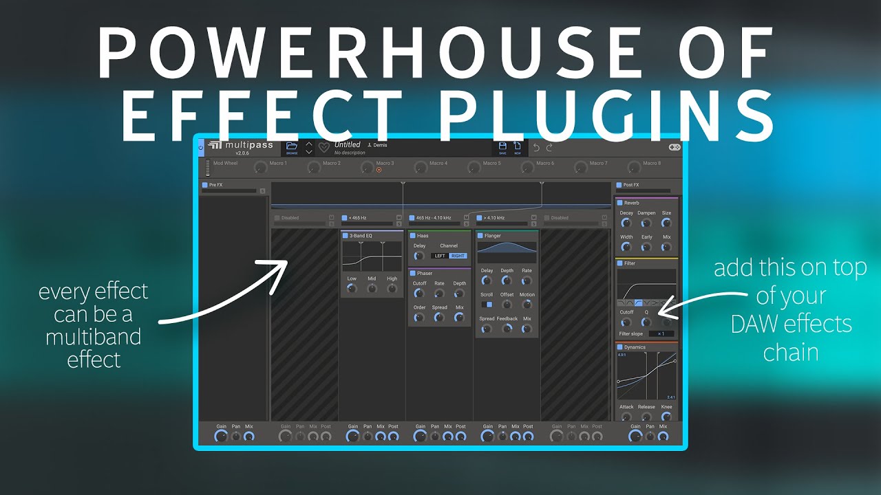 Многопроходный плагин Kilohearts Powerhouse | Учебные пособия по трансу