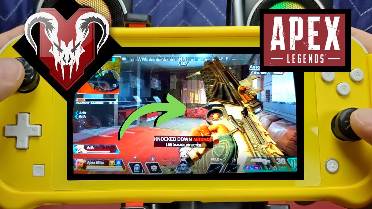 18 Kills (Squad) - Apex Legends Nintendo Switch Lite Gameplay #64