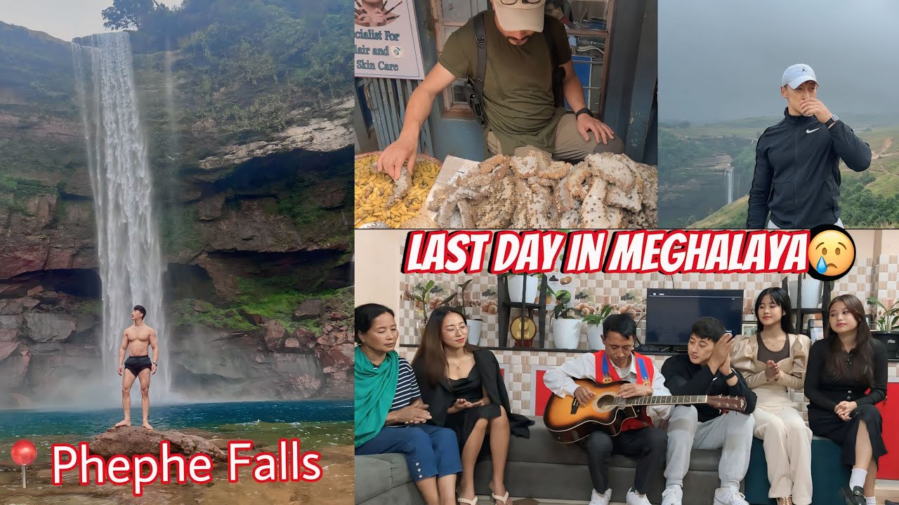 Treasure hunting to Jowai on my last day in Meghalaya| Hornet for dinner| Phephe falls 🔥