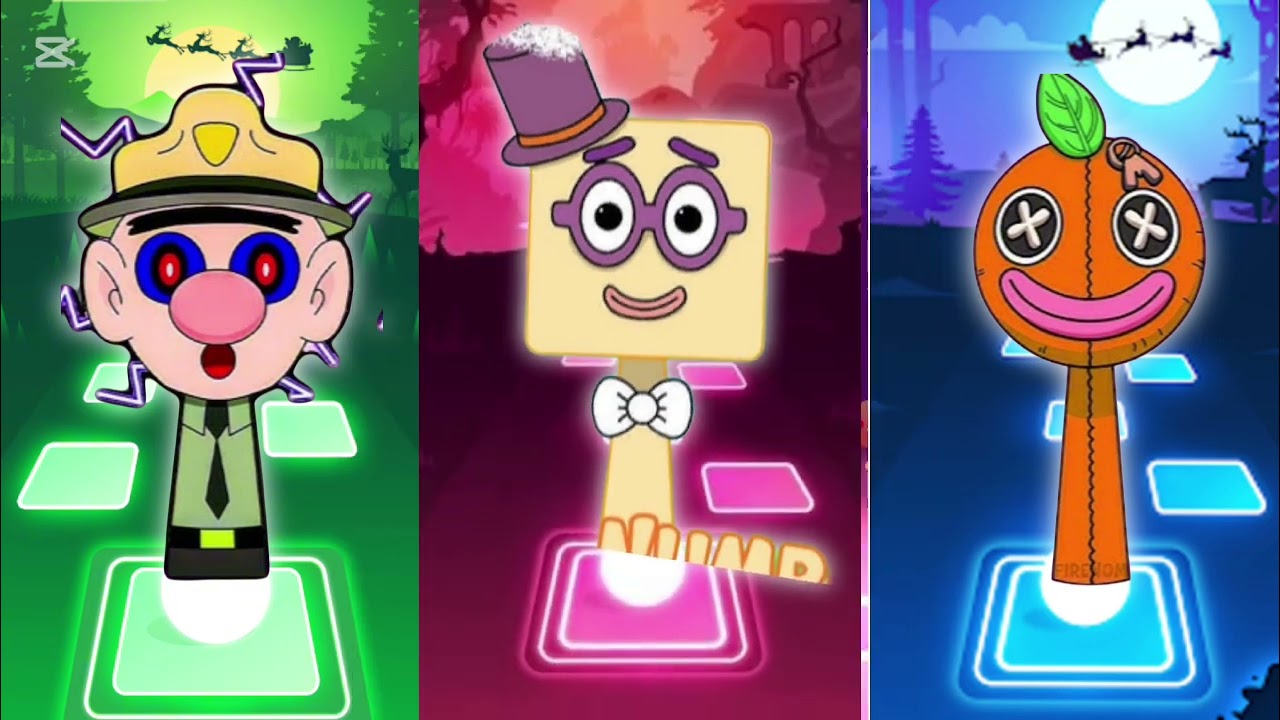 Sprunki OC City Boy vs Twenti from Numberblocks vs The Player x Coffin Dance