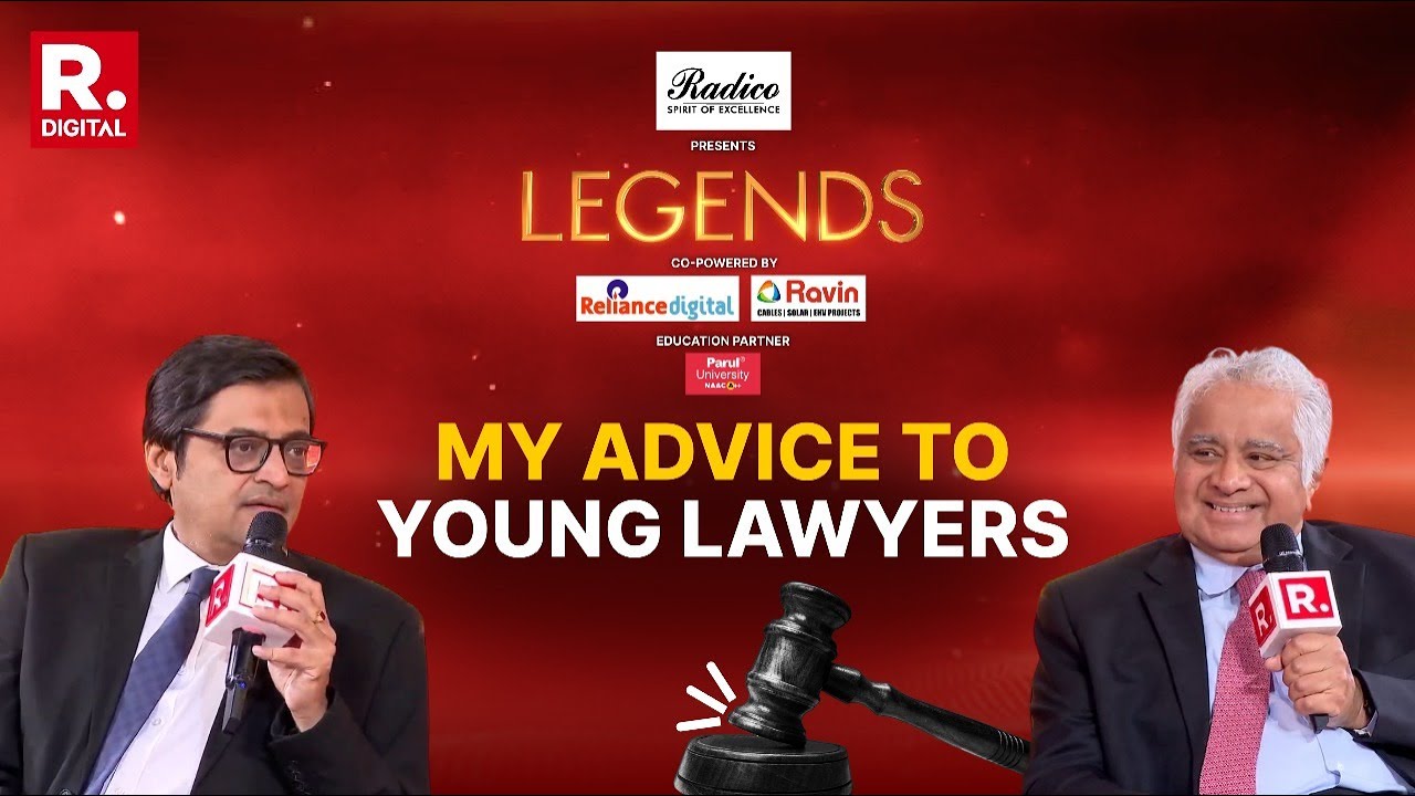 Harish Salve-Arnab On Legends: 'Be Your Own Critic' Padma Bhushan Salve&rsquo;s Message to Young Lawyers
