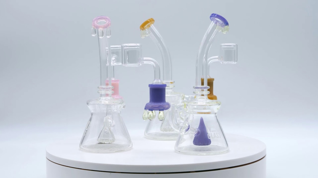 NEU UV Cone Drip Water Pipe (7