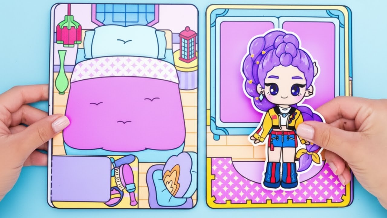 🌙🎤 K-Pop встречает магию! DIY фэнтези-приключение ⚔️💖