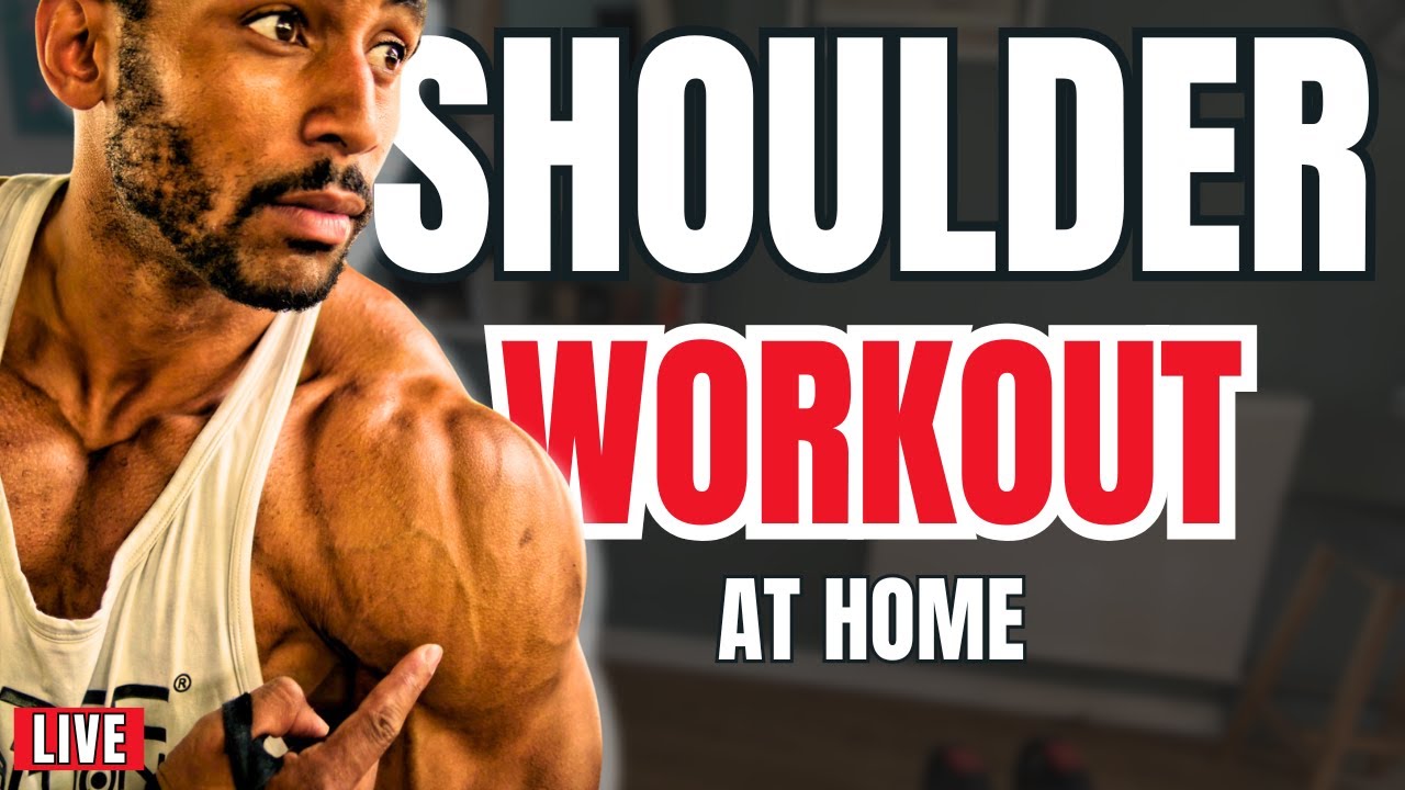 Shoulder Workout AT HOME | For WIDER SHOULDERS | Follow along