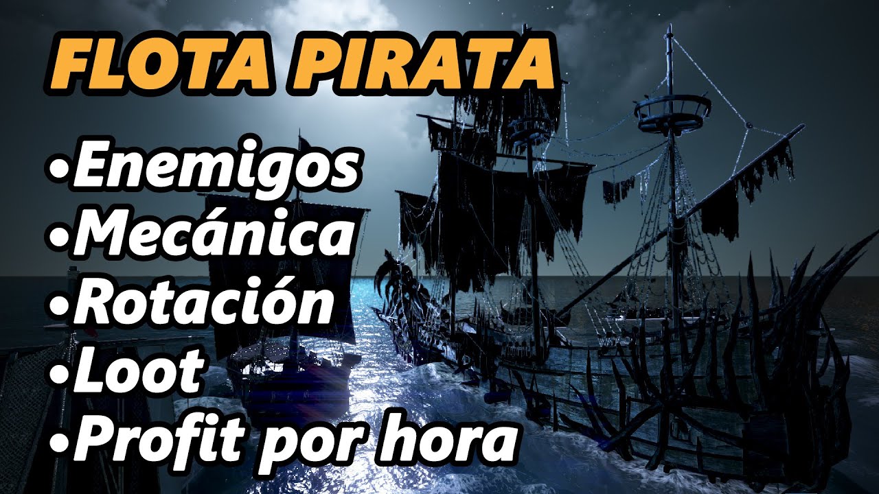 Mini guía para la Flota de Piratas en Margoria | Todos los enemigos, Mecánica y Loot | Black Desert